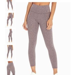 Zobha tan/ heathered grey high waisted leggings